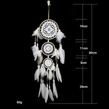 Load image into Gallery viewer, Home Decoration Dream Catcher With Lights Feathers Hand-Woven Ornaments Birthday Graduation Gift Wall Hanging Decor For Car