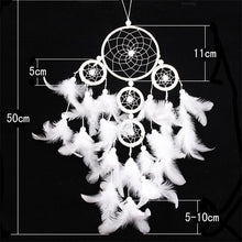 Load image into Gallery viewer, Home Decoration Dream Catcher With Lights Feathers Hand-Woven Ornaments Birthday Graduation Gift Wall Hanging Decor For Car