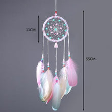 Load image into Gallery viewer, Home Decoration Dream Catcher With Lights Feathers Hand-Woven Ornaments Birthday Graduation Gift Wall Hanging Decor For Car