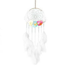Load image into Gallery viewer, Home Decoration Dream Catcher With Lights Feathers Hand-Woven Ornaments Birthday Graduation Gift Wall Hanging Decor For Car