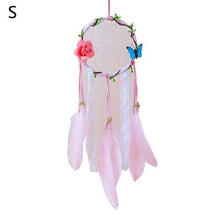 Load image into Gallery viewer, Home Decoration Dream Catcher With Lights Feathers Hand-Woven Ornaments Birthday Graduation Gift Wall Hanging Decor For Car