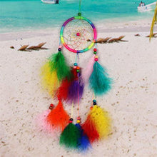 Load image into Gallery viewer, Home Decoration Dream Catcher With Lights Feathers Hand-Woven Ornaments Birthday Graduation Gift Wall Hanging Decor For Car