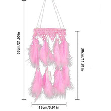 Load image into Gallery viewer, Home Decoration Dream Catcher With Lights Feathers Hand-Woven Ornaments Birthday Graduation Gift Wall Hanging Decor For Car