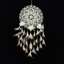 Load image into Gallery viewer, Home Decoration Dream Catcher With Lights Feathers Hand-Woven Ornaments Birthday Graduation Gift Wall Hanging Decor For Car