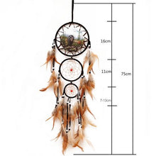 Load image into Gallery viewer, Home Decoration Dream Catcher With Lights Feathers Hand-Woven Ornaments Birthday Graduation Gift Wall Hanging Decor For Car