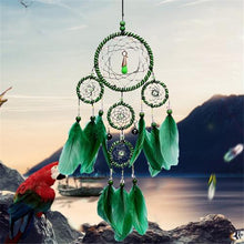 Load image into Gallery viewer, Home Decoration Dream Catcher With Lights Feathers Hand-Woven Ornaments Birthday Graduation Gift Wall Hanging Decor For Car
