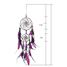 Load image into Gallery viewer, Home Decoration Dream Catcher With Lights Feathers Hand-Woven Ornaments Birthday Graduation Gift Wall Hanging Decor For Car