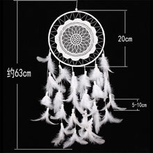 Load image into Gallery viewer, Home Decoration Dream Catcher With Lights Feathers Hand-Woven Ornaments Birthday Graduation Gift Wall Hanging Decor For Car