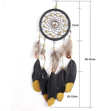 Load image into Gallery viewer, Home Decoration Dream Catcher With Lights Feathers Hand-Woven Ornaments Birthday Graduation Gift Wall Hanging Decor For Car